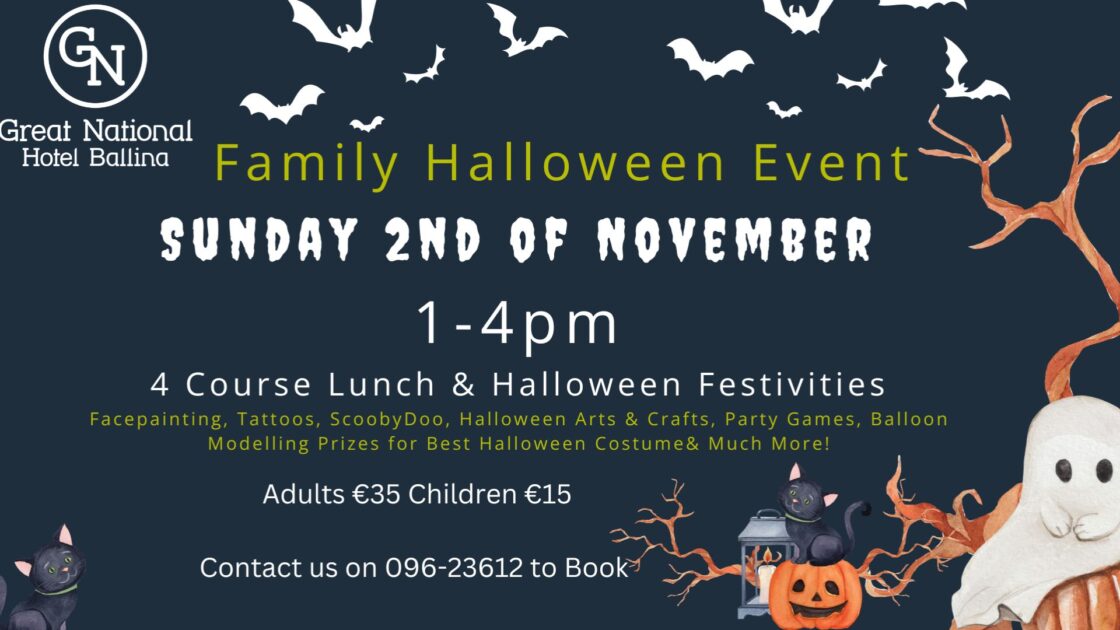 Halloween Family Event Hotel Ballina